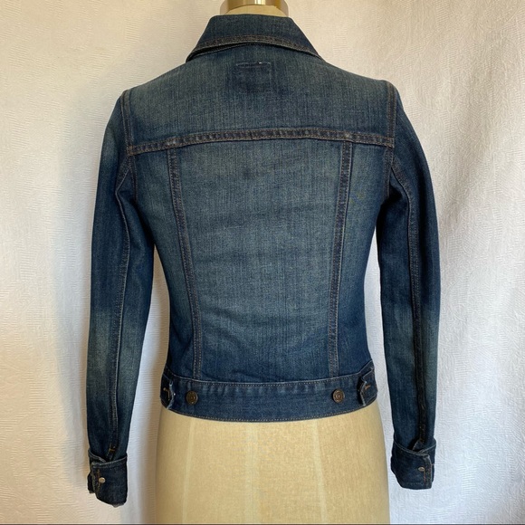 Old Navy dark denim truckers jacket. Size Sm. EUC - Picture 5 of 7